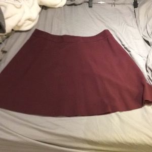 LOFT mini fit and flare skirt